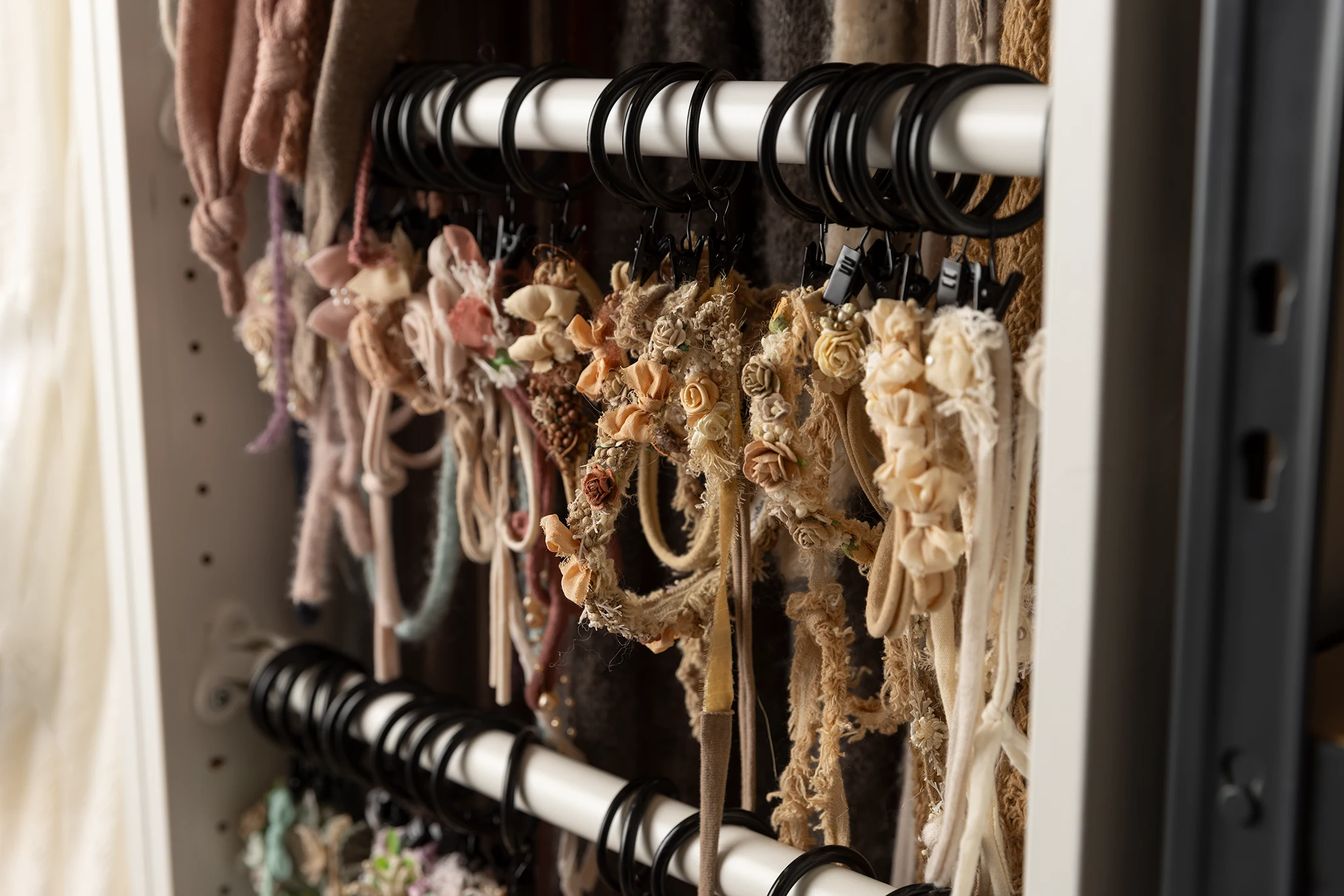 Hairbands till nyföddfoto studio lund